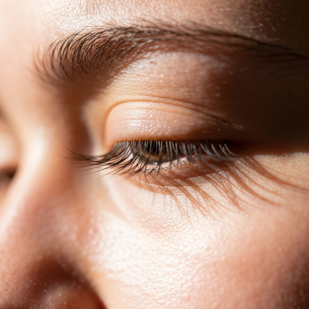 Natürliche Wimpern nach Extensions