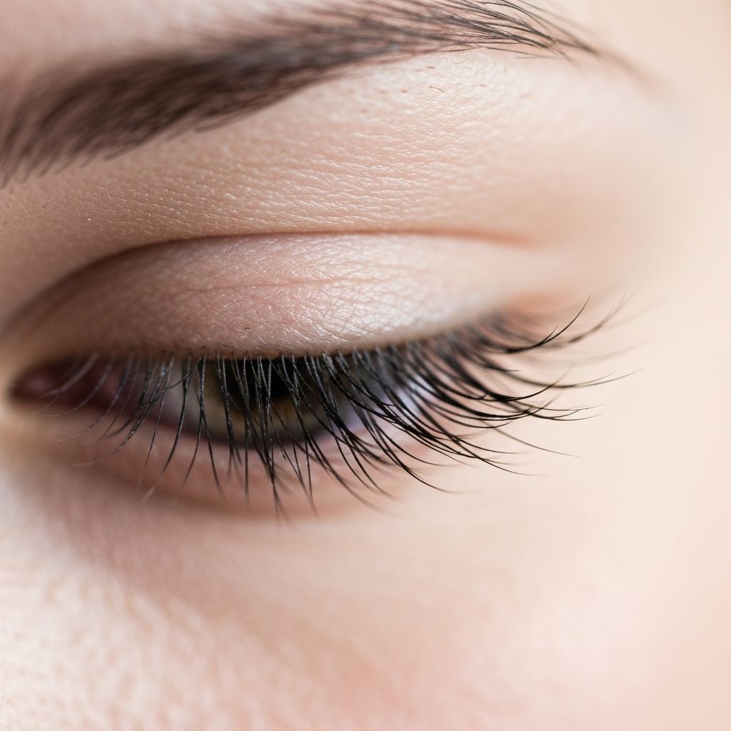 Überforderte Wimpern